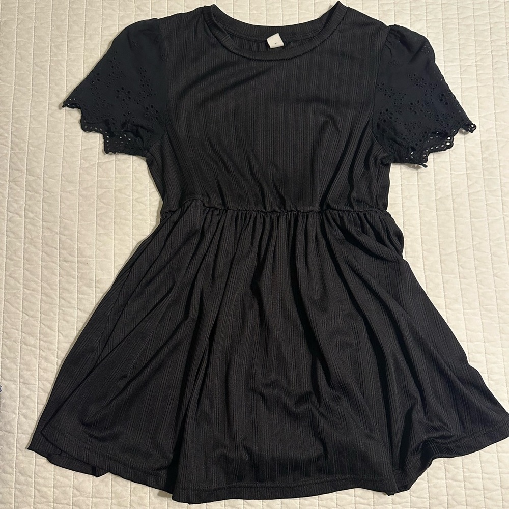 Black Short Sleeve Maternity Top